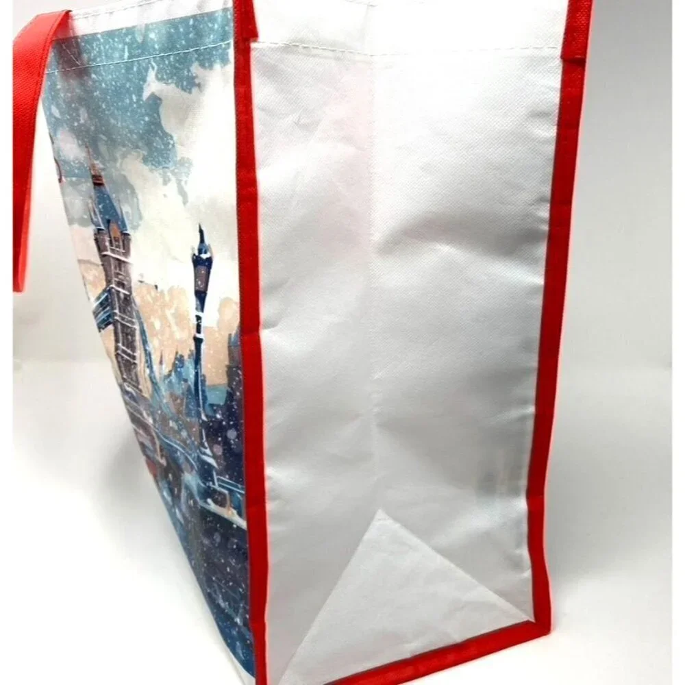 Marks & Spencer Reusable Holiday London Tote Large Shopper Bag Christmas